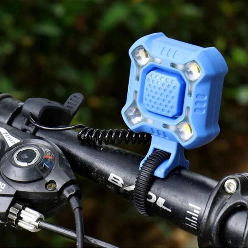 PortiBikeHorn™ | Sonnette velo lumineuse avec 5 modes d'alarme