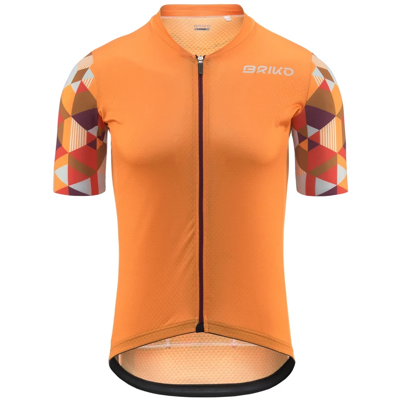 JERSEYKO ABSTRACT - Active Jerseys - Shirt - Man - Orange