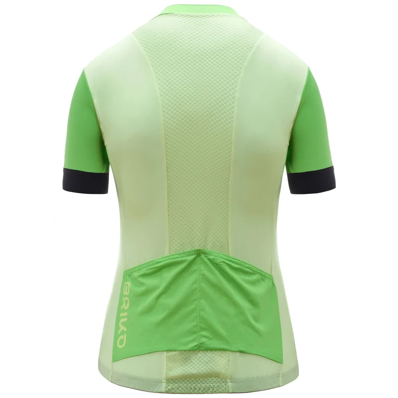 JERSEYKA STRIPE LADY - Active Jerseys - Shirt - Woman - Yellow Ethereal-Green Lime Punch-Black
