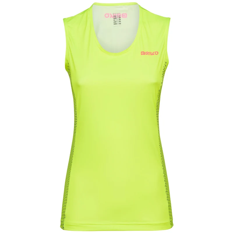 FRESH LADY NS - Active Jerseys - Shirt - Woman - LIME FLUO