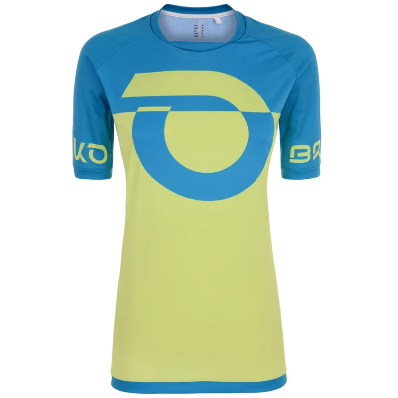 UNTAMED MTB LADY - Active Jerseys - Shirt - Woman - Green Ash-Green Ash-Blue Peacock