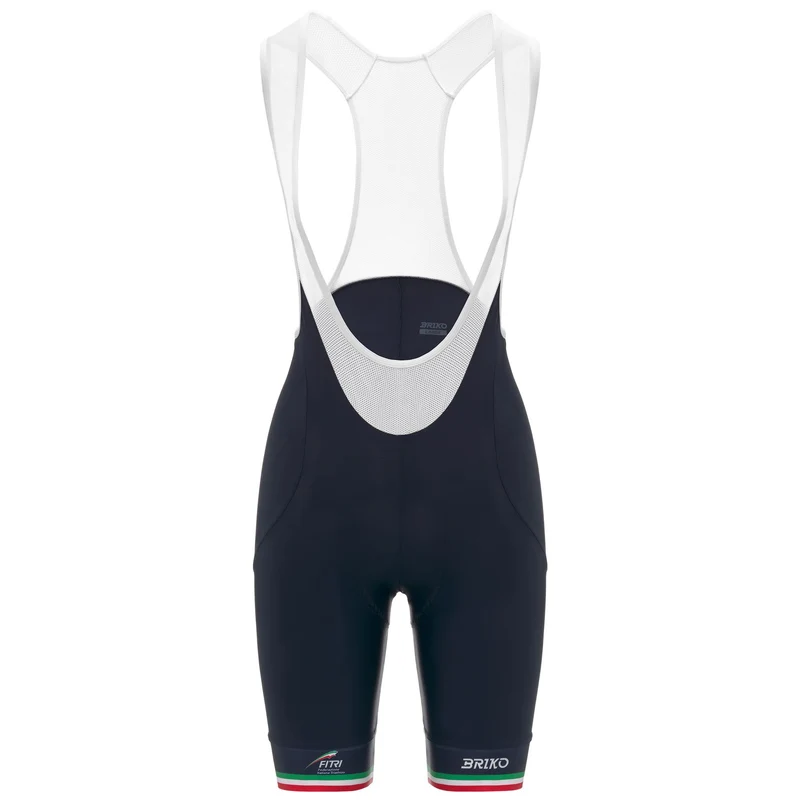 BRIKO FITRI W BIBSHORT - Sport Suits - Bib - Woman - Blue Iris-White