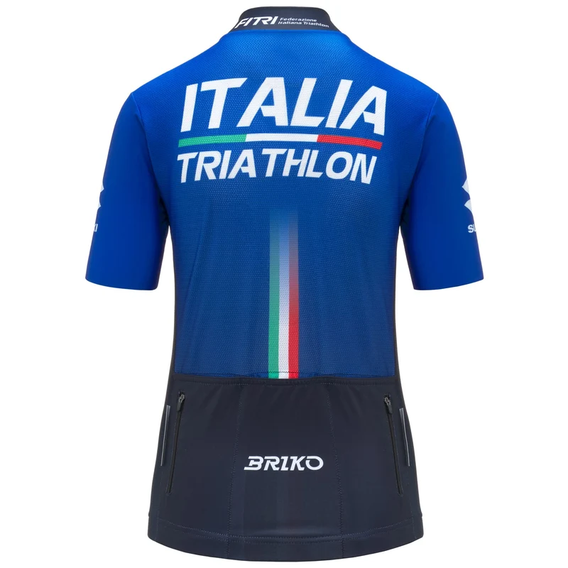 BRIKO FITRI W JERSEY - Active Jerseys - Shirt - Woman - Blue Indigo-Blue Iris