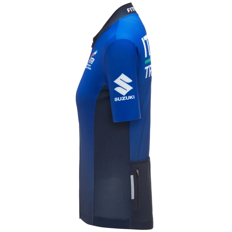 BRIKO FITRI W JERSEY - Active Jerseys - Shirt - Woman - Blue Indigo-Blue Iris