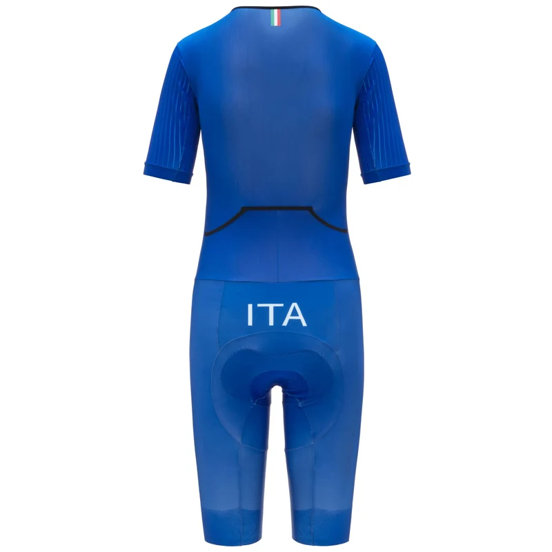 BRIKO FITRI BODY W TRIATH SHORTSLEEVE - Sport Suits - Body - Woman - Blue Indigo