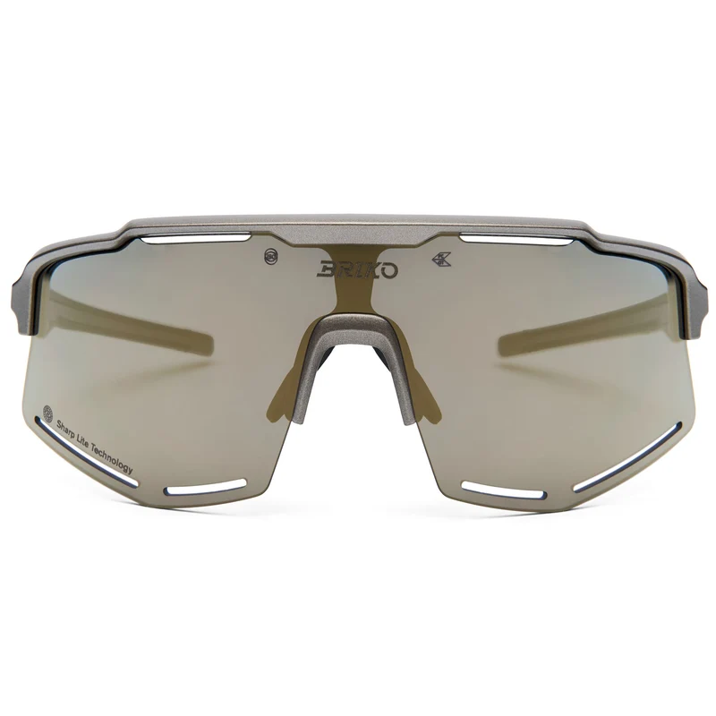 KOMI SHARP LITE - Glasses - Sunglasses - Unisex - Chrome gold-SHLGOM3
