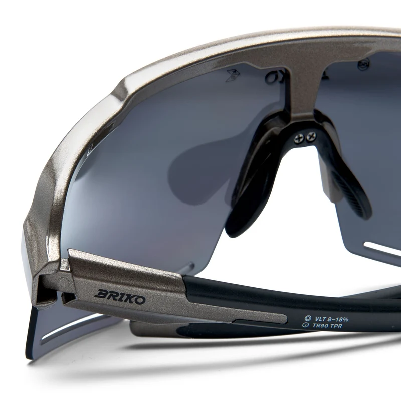 KOMI SHARP LITE - Glasses - Sunglasses - Unisex - Chrome gold-SHLGOM3