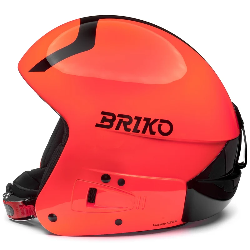 VULCANO FIS 6.8 EPP NW - Helmets - Helmet - Unisex - Shiny Orange Fluo-Black