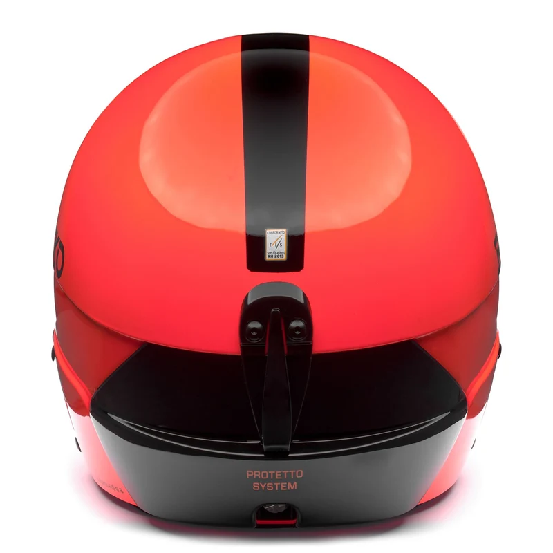VULCANO FIS 6.8 EPP NW - Helmets - Helmet - Unisex - Shiny Orange Fluo-Black