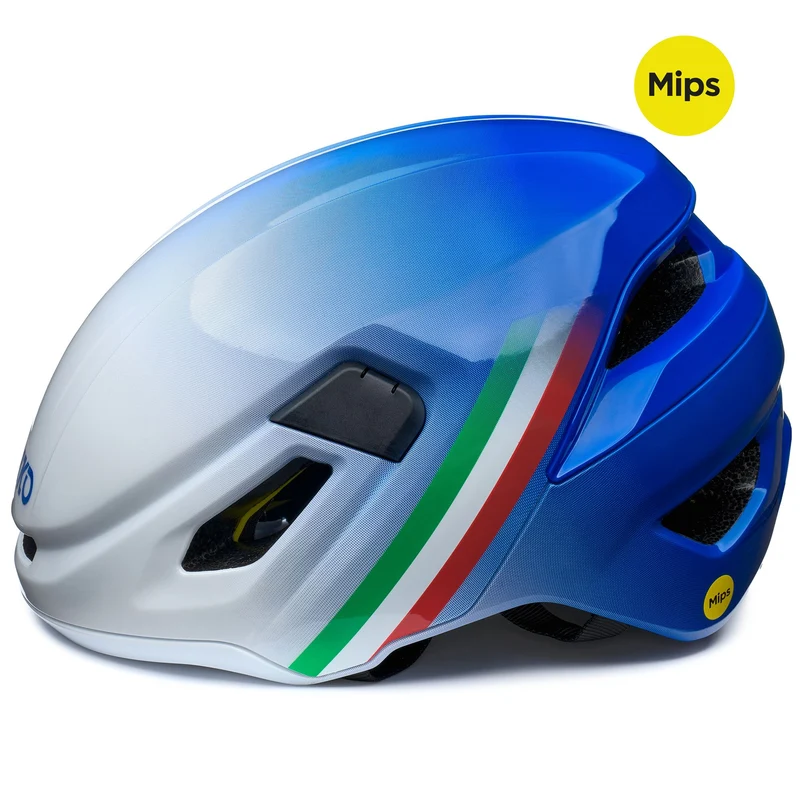 MACH 4 MIPS ITALIA - Helmets - Helmet - Unisex - Shiny White Lightblue Shaded-Monza Red-Fun Green