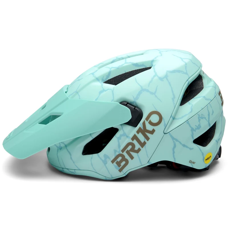 OVER MIPS - Helmets - Helmet - Unisex - Matt Sinbad Green-Shadow Brown