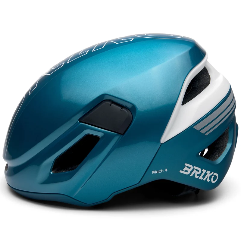 MACH 4 - Helmets - Helmet - Unisex - Shiny Matt Petrol Green-White