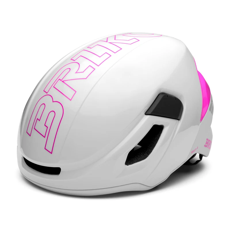 MACH 4 - Helmets - Helmet - Unisex - Shiny Matt Beige-Neon Pink