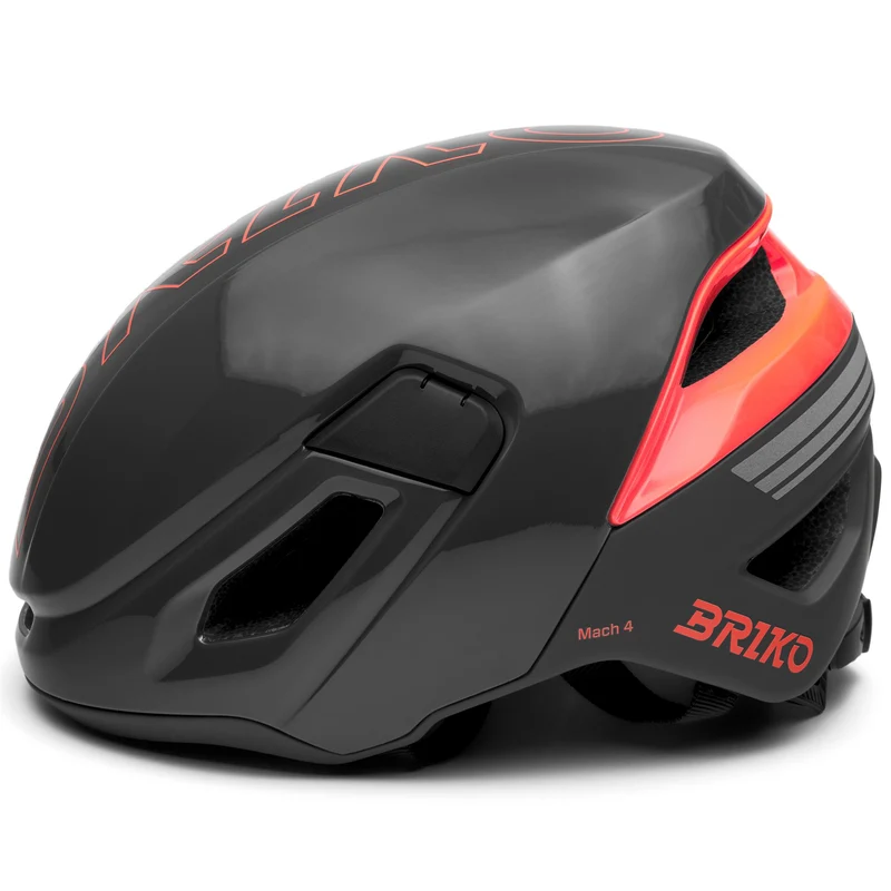 MACH 4 - Helmets - Helmet - Unisex - Shiny Matt Nandor Grey-Neon Orange