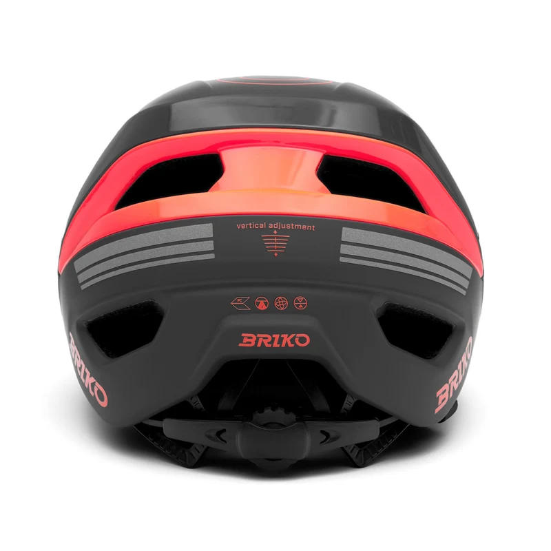 MACH 4 - Helmets - Helmet - Unisex - Shiny Matt Nandor Grey-Neon Orange