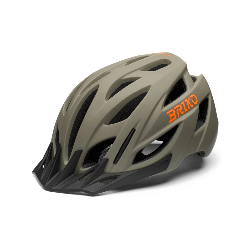 GISLY - Helmets - Helmet - Unisex - Matt Scarlet Brown-Neon Fluo