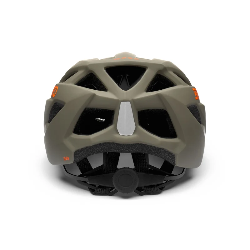 GISLY - Helmets - Helmet - Unisex - Matt Scarlet Brown-Neon Fluo