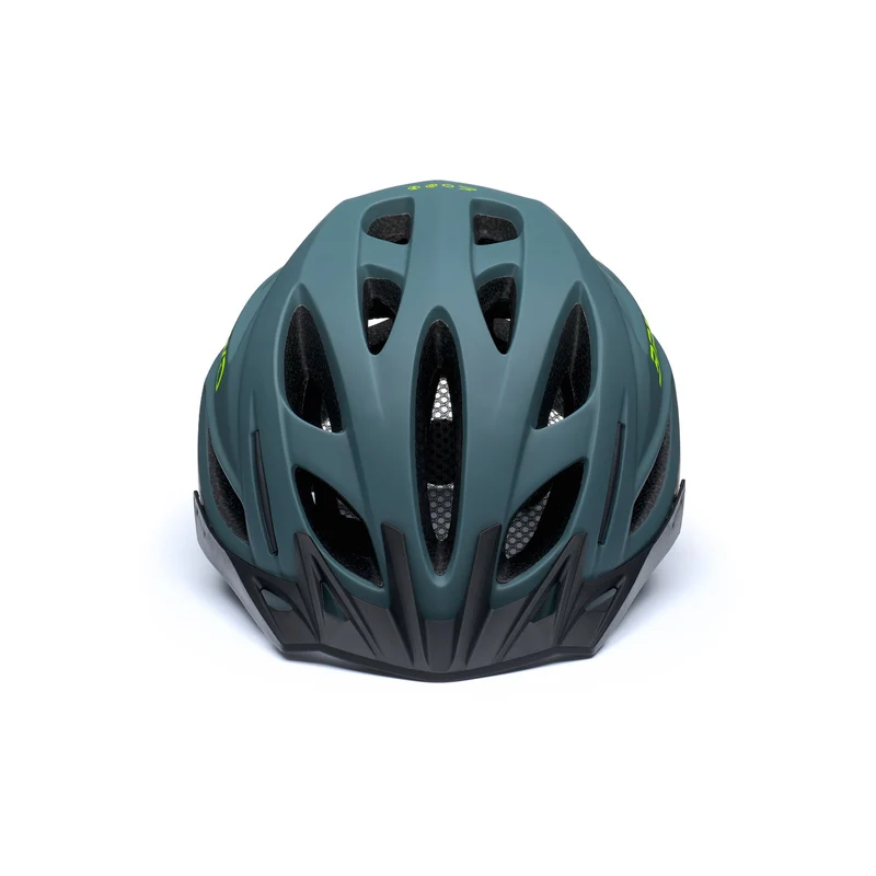 GISLY - Helmets - Helmet - Unisex - Matt Corduroy Green-Neon Yellow