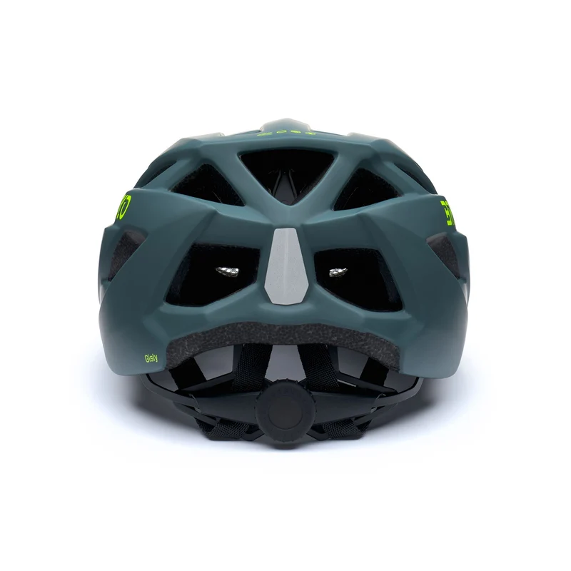 GISLY - Helmets - Helmet - Unisex - Matt Corduroy Green-Neon Yellow