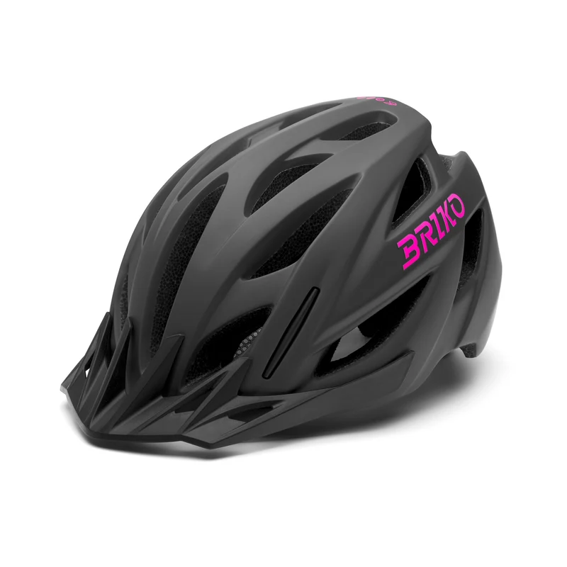 GISLY - Helmets - Helmet - Unisex - Matt Emperor Brown-Neon Pink