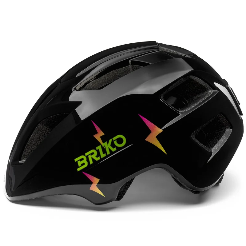 AX - Helmets - Helmet - Kid unisex - Shiny Black-Lightning