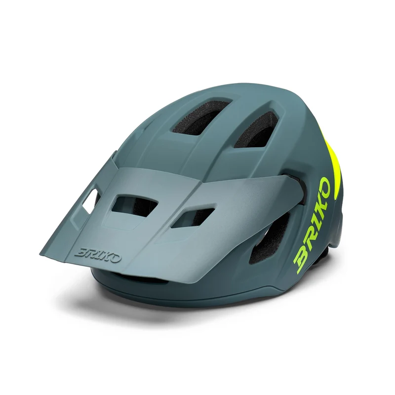OVER - Helmets - Helmet - Unisex - Matt Corduroy Green-Neon Yellow