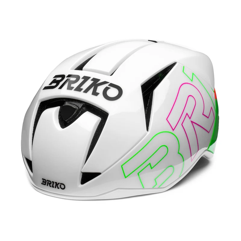 GASS GRAPHIK - Helmets - Helmet - Unisex - Matt Shiny White-Neon Green-Pink-Orange