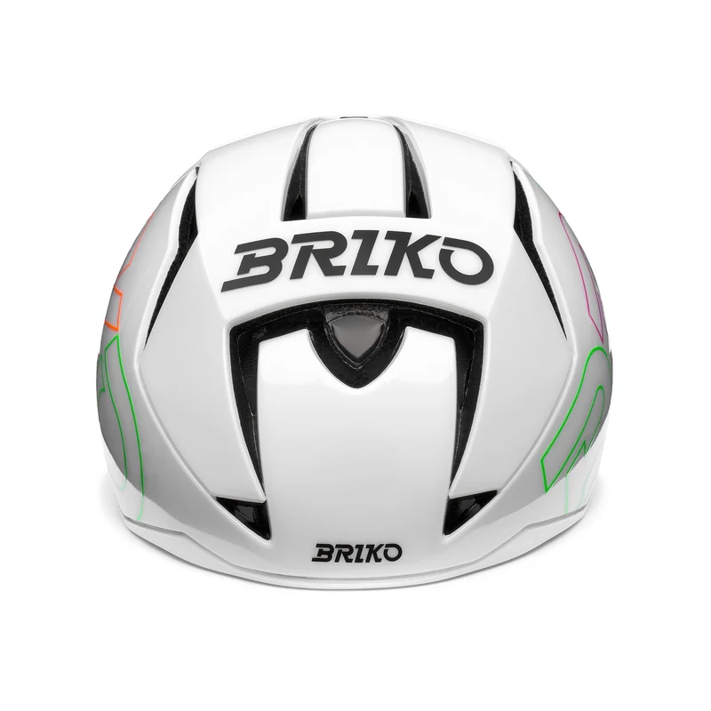 GASS GRAPHIK - Helmets - Helmet - Unisex - Matt Shiny White-Neon Green-Pink-Orange