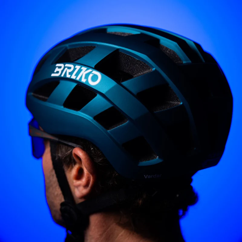 VARDAR - Helmets - Helmet - Unisex - Matt Petrol Green-White