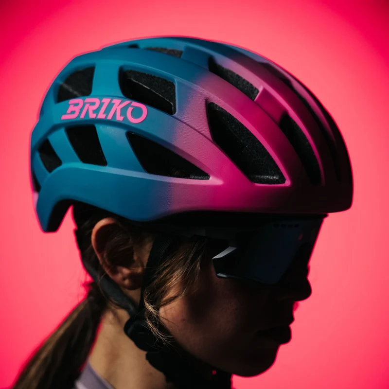 VARDAR - Helmets - Helmet - Unisex - Matt Wedgewood Blue-Pink