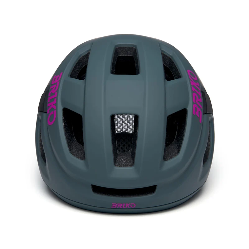 AERO PLUS - Helmets - Helmet - Unisex - Matt Corduroy Green-Neon Pink