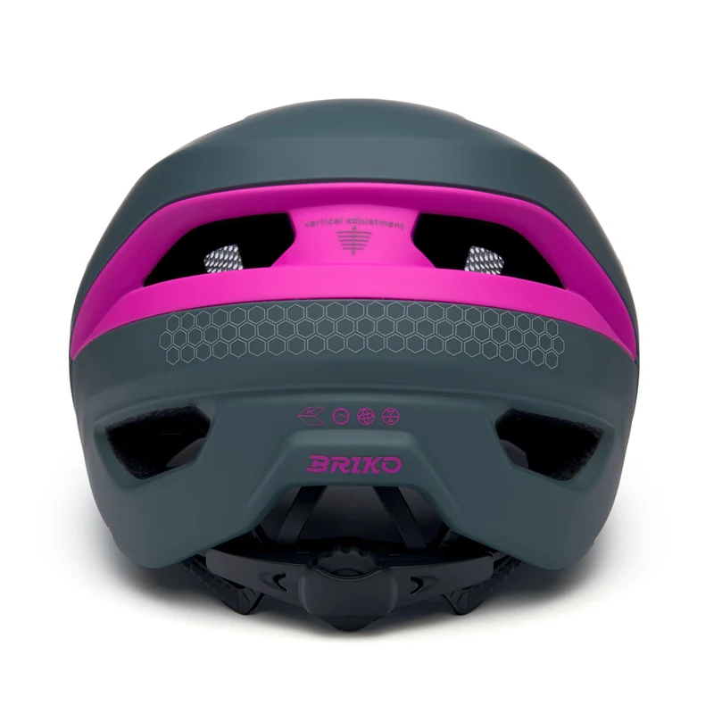 AERO PLUS - Helmets - Helmet - Unisex - Matt Corduroy Green-Neon Pink