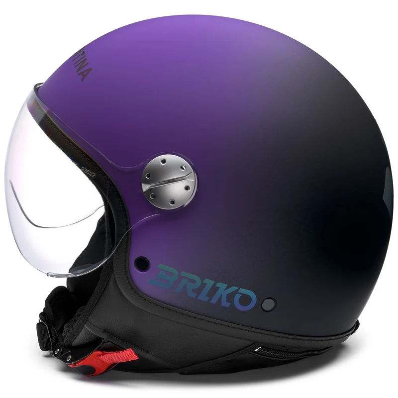 CASCO FIORENTINA - Helmets - Helmet Visor - Unisex - Matt Black-Violet Daisy Bush-Holographic