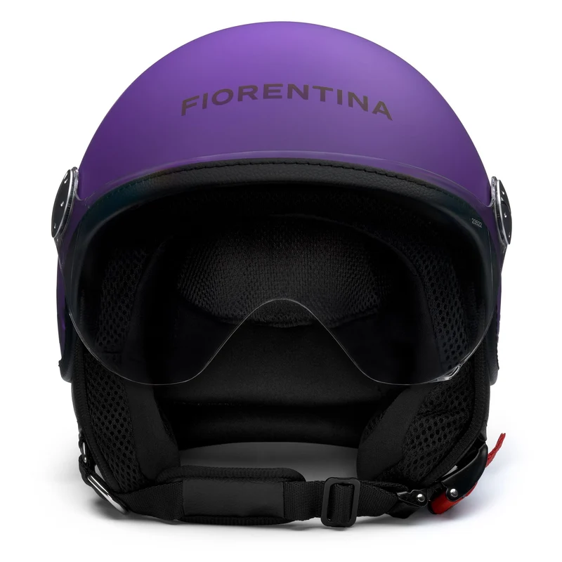 CASCO FIORENTINA - Helmets - Helmet Visor - Unisex - Matt Black-Violet Daisy Bush-Holographic