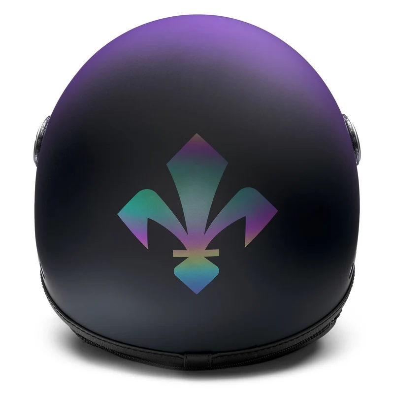 CASCO FIORENTINA - Helmets - Helmet Visor - Unisex - Matt Black-Violet Daisy Bush-Holographic