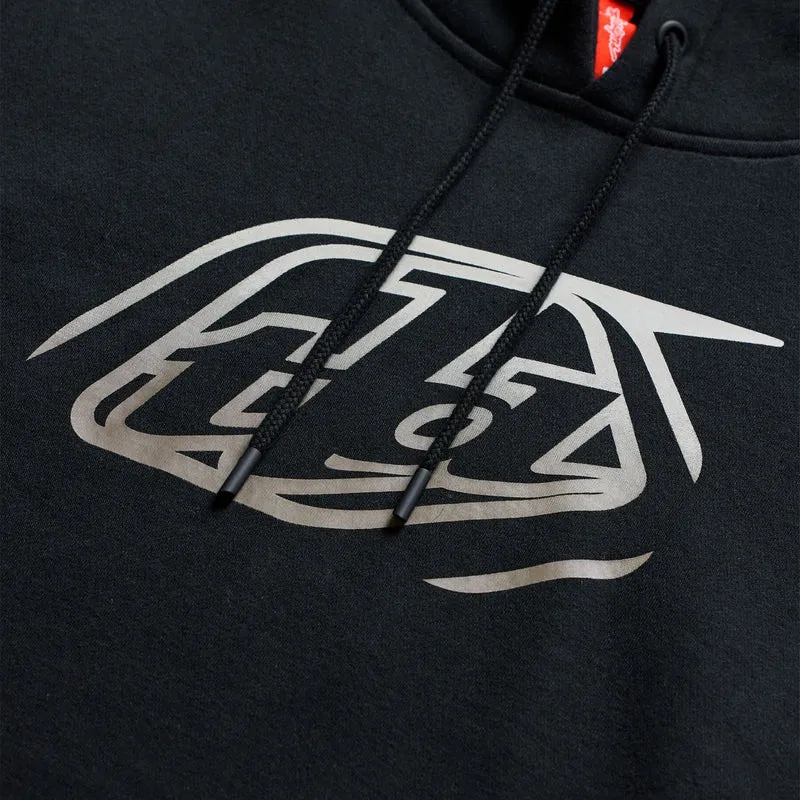 Pullover Hoodie Badge Black / Gray
