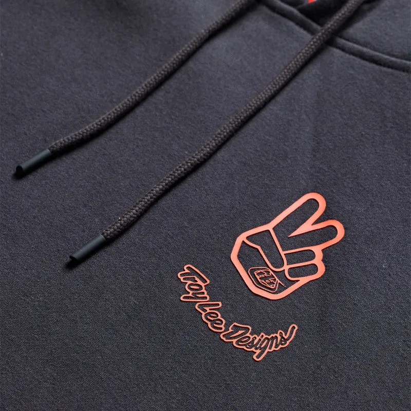 Pullover Hoodie Peace Out Carbon / Black