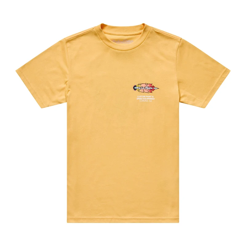 Short Sleeve Tee Feathers Bleached Melon