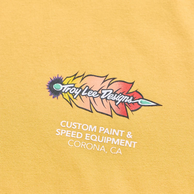 Short Sleeve Tee Feathers Bleached Melon