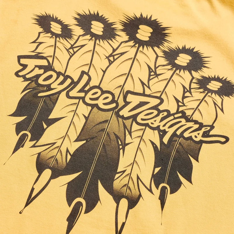 Short Sleeve Tee Feathers Bleached Melon