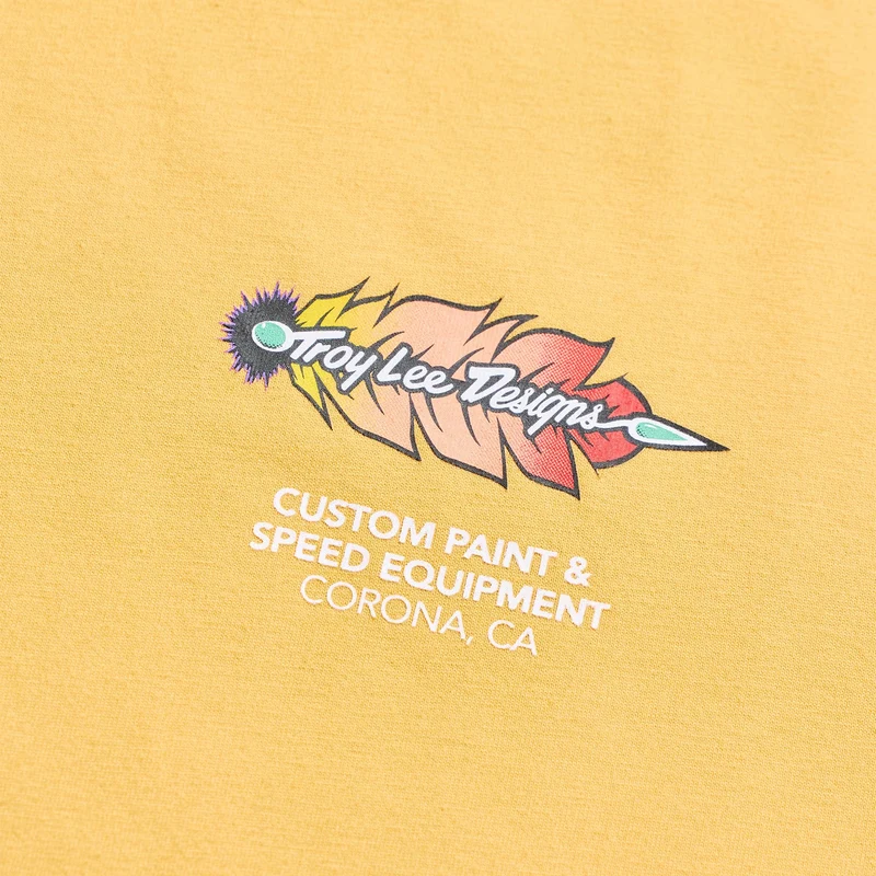Short Sleeve Tee Feathers Bleached Melon