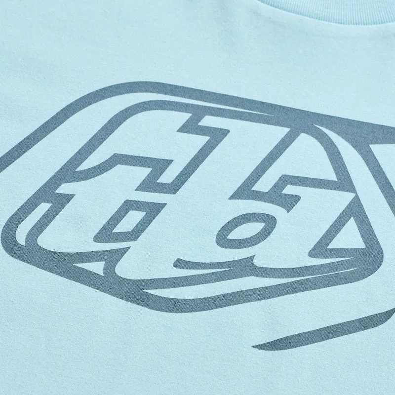 Short Sleeve Tee Badge Dawn Blue