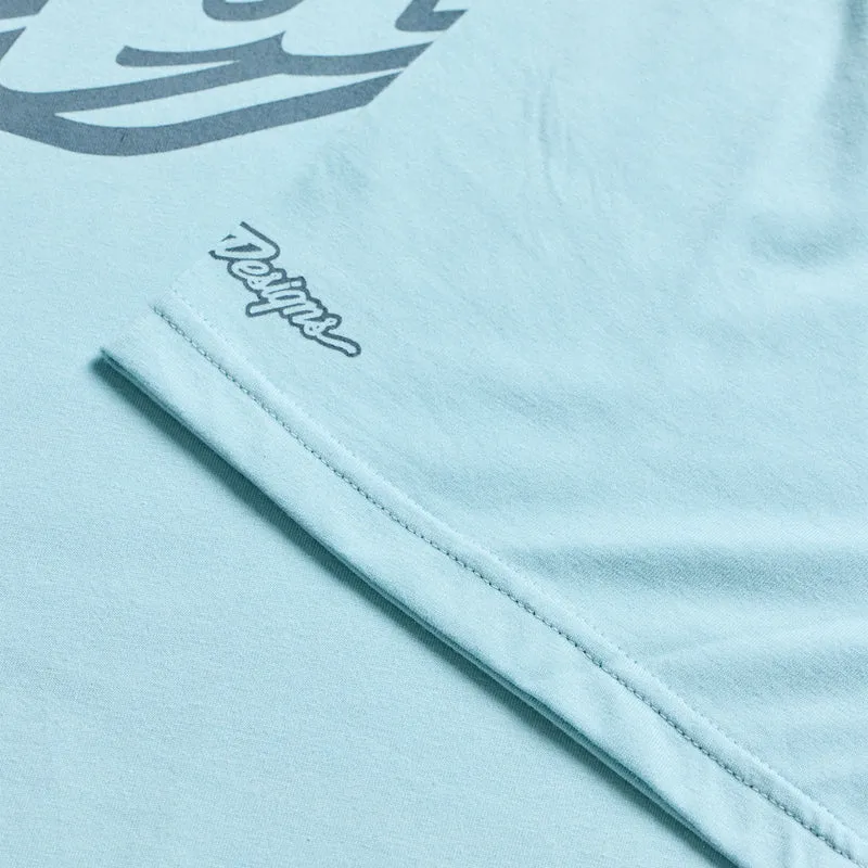 Short Sleeve Tee Badge Dawn Blue