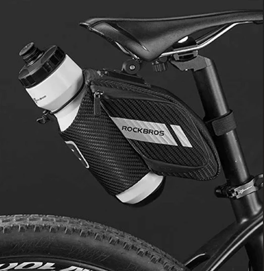 ProofSaddleBottlePouch™ | Sacoche de selle avec porte-bouteille intégré et design étanche