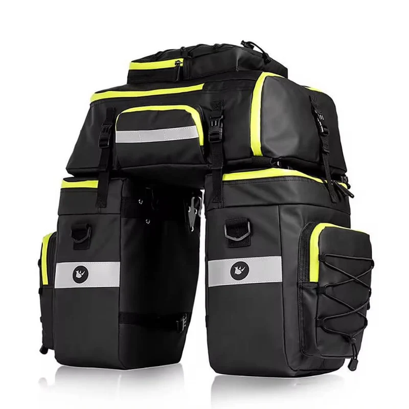 ProofRearRackPack™ | Sacoche velo porte bagage 3 en 1 grande capacité 65L et étanche