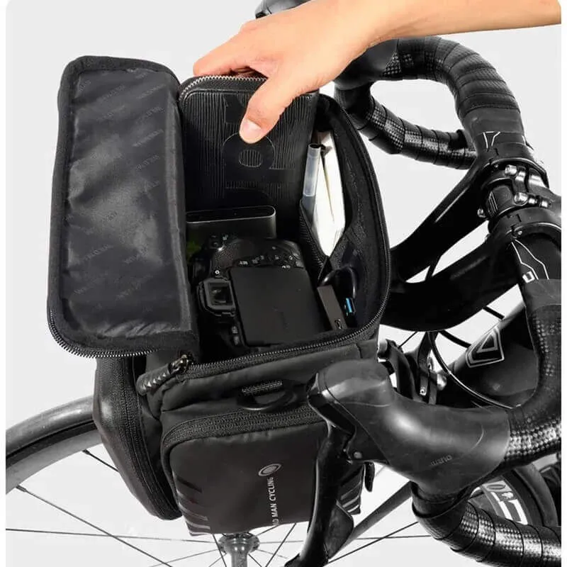 ProofFrameBag™ | Sacoche guidon vélo pratique et étanche 4L