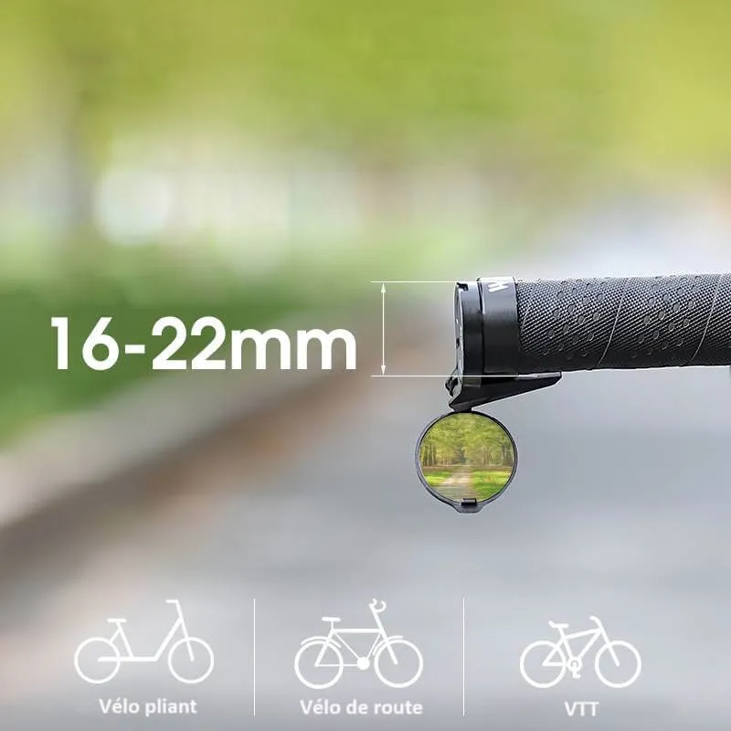 AdjustBikeMirror™ | Mini retroviseur velo compact et ajustable