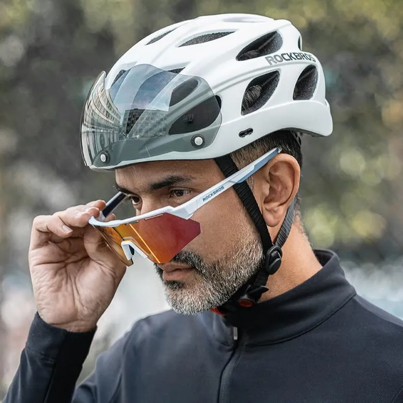 CyclHelmet™ | Casque velo avec visière magnétique intégrée et protection renforcée