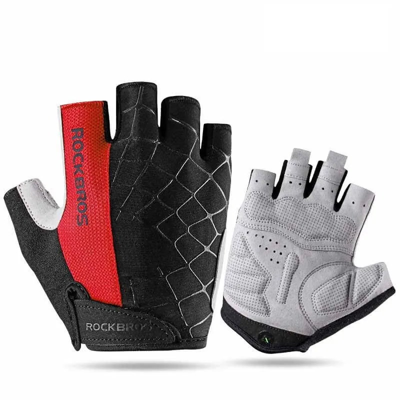 BikeHalfFingerMittens™ | Gants velo demi-doigt antichoc et respirants