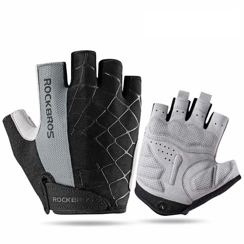 BikeHalfFingerMittens™ | Gants velo demi-doigt antichoc et respirants